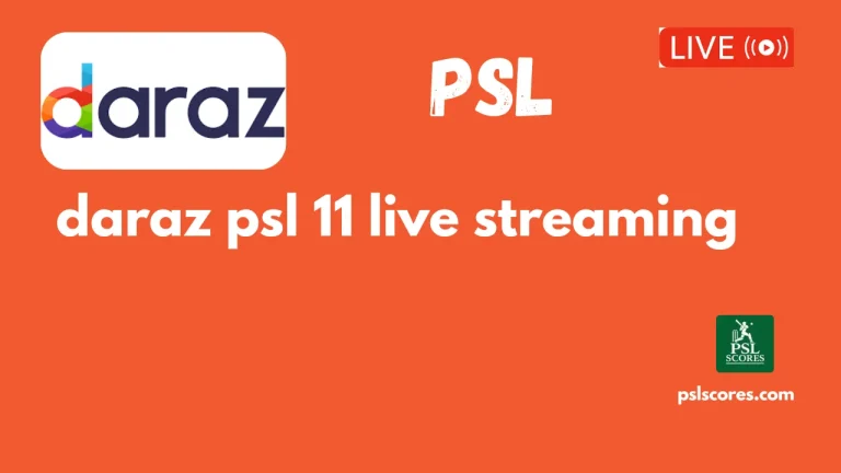 PSL 2026 Live on Daraz